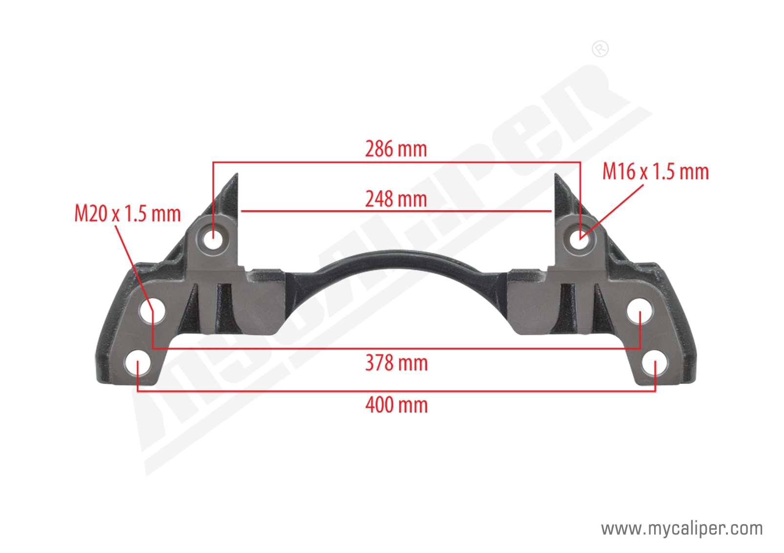 Caliper Carrier for SMB AXLE 