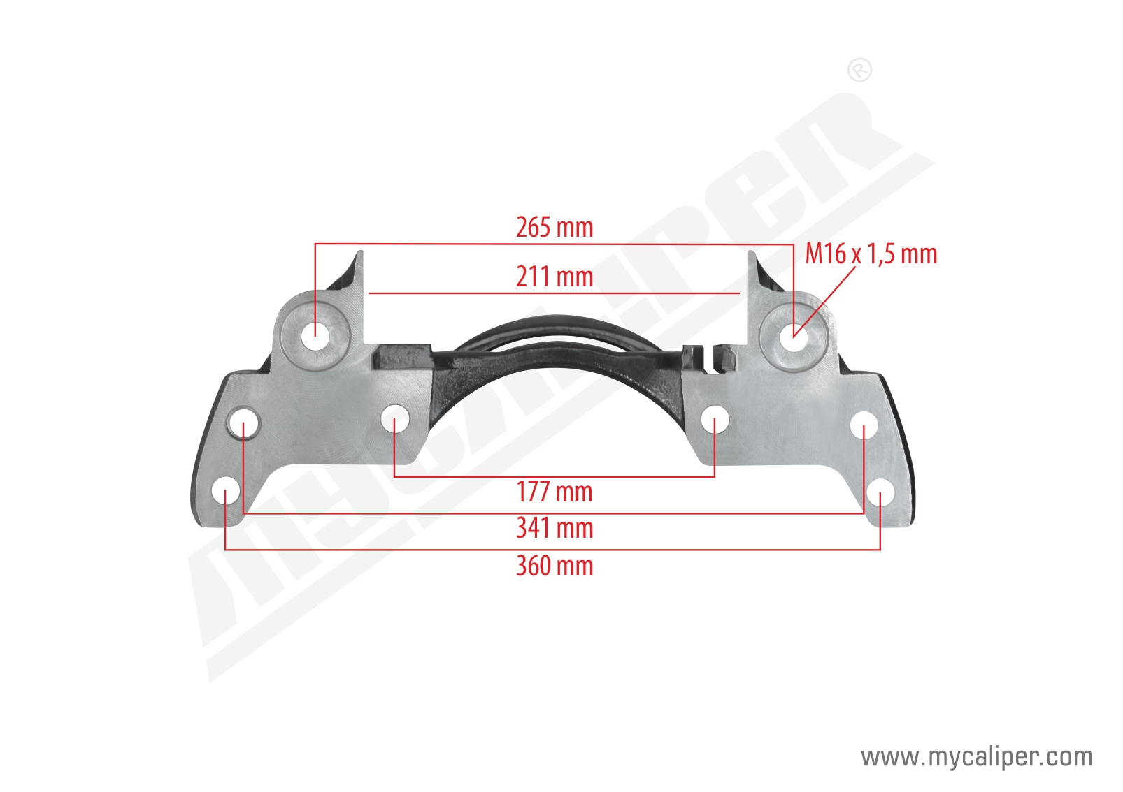 Wabco 19,5 Caliper Carrier Right 